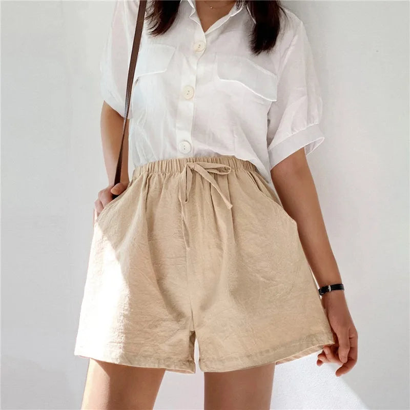 Bohemian Linen Shorts