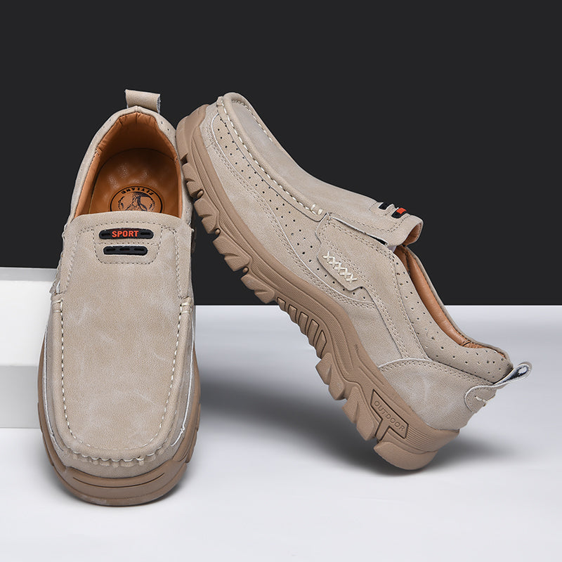 Roxten Leather Slip-Ons