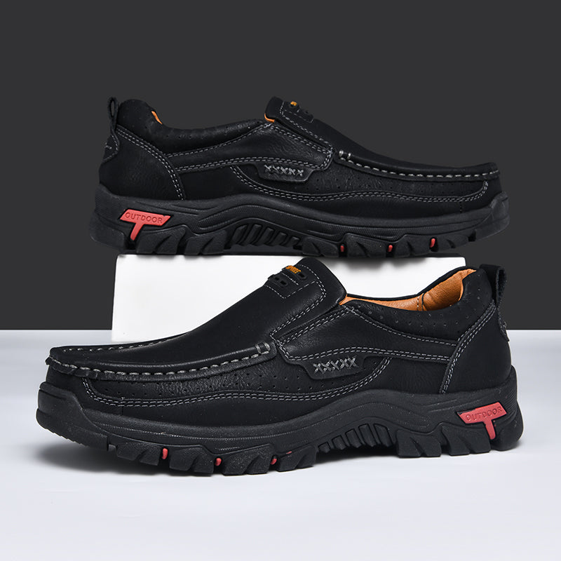 Roxten Leather Slip-Ons