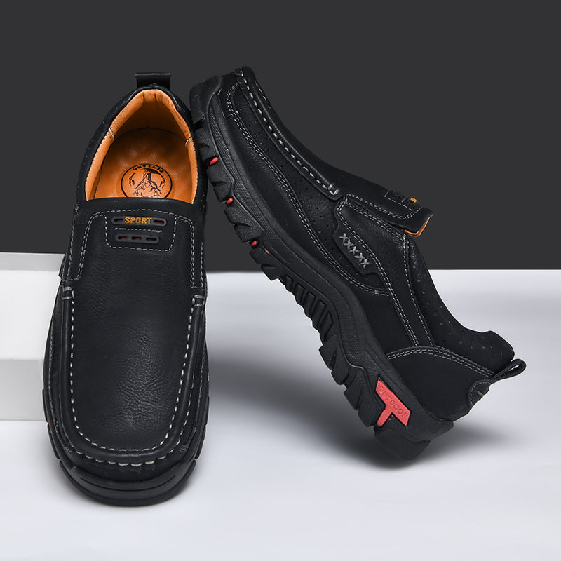 Roxten Leather Slip-Ons