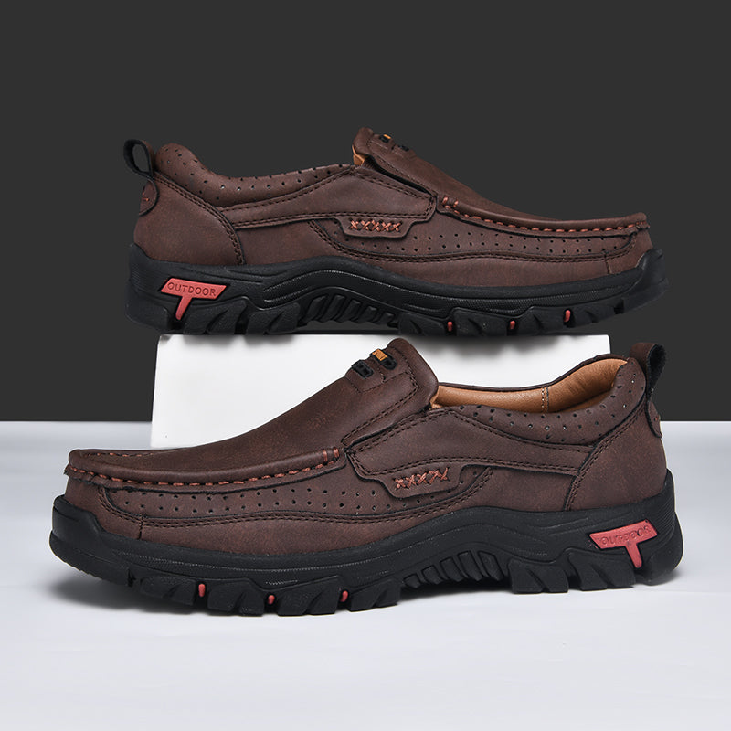 Roxten Leather Slip-Ons