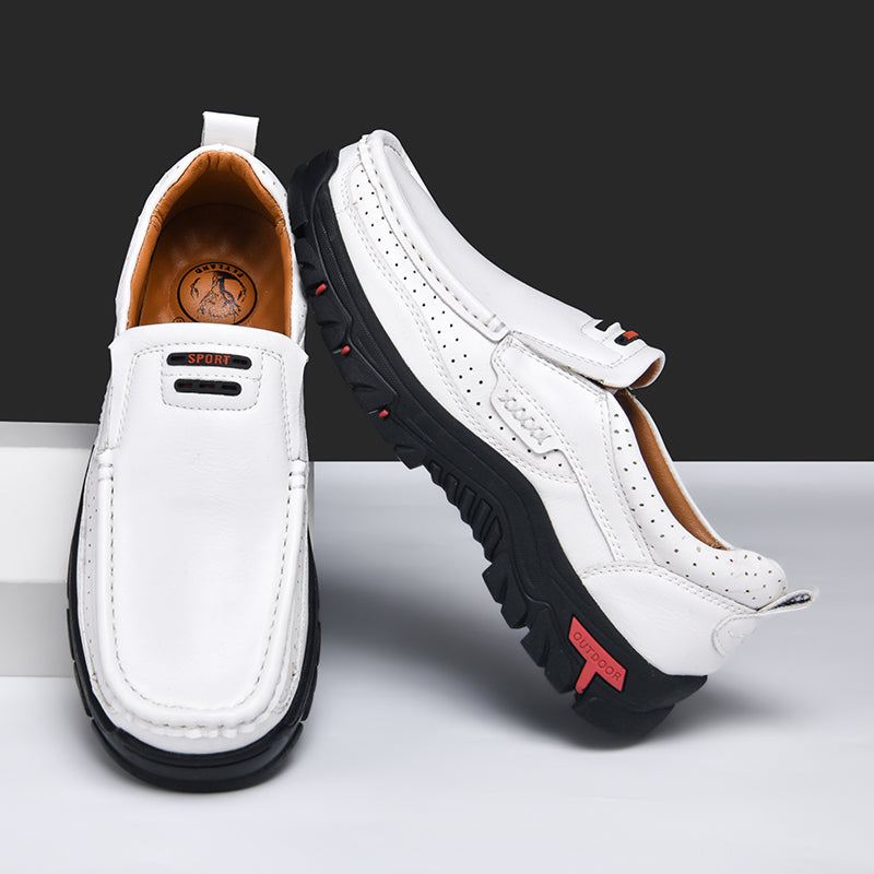 Roxten Leather Slip-Ons