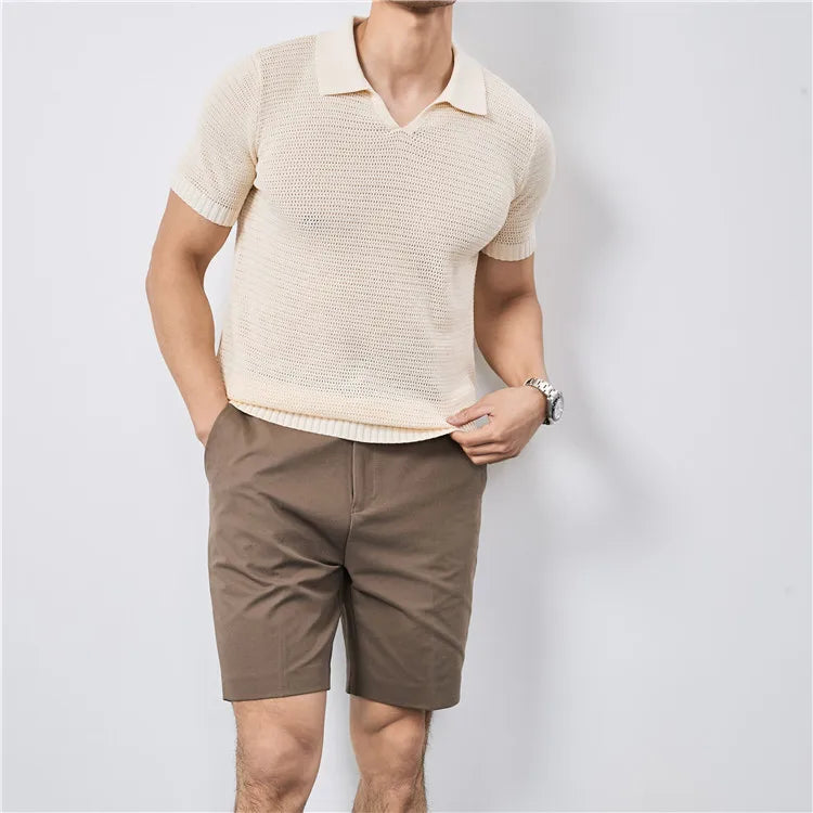 Luca Knitted Polo