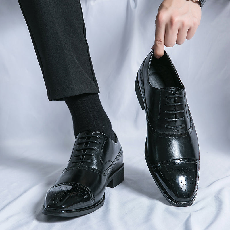 Moretti Genuine Leather Oxfords