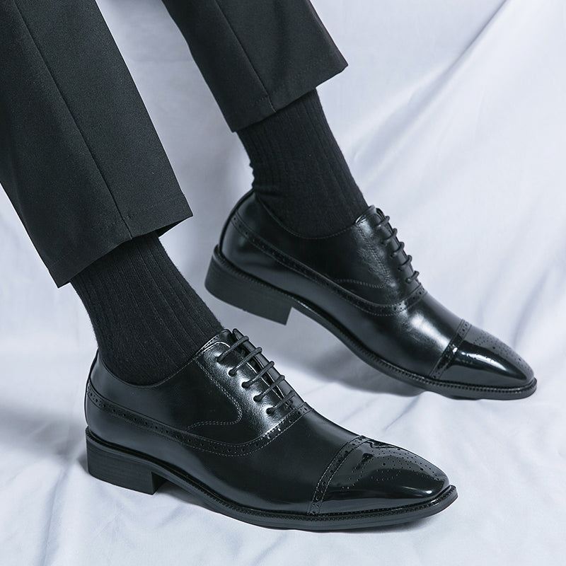 Moretti Genuine Leather Oxfords