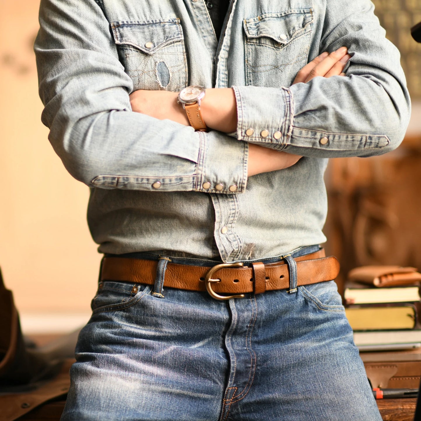 Denali Leather Belt