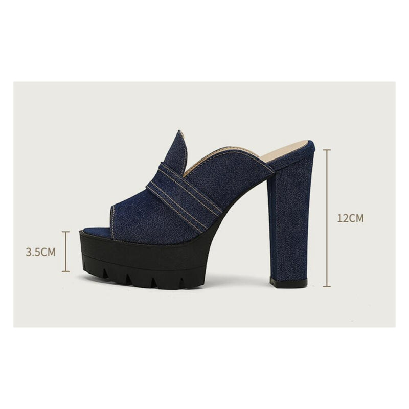 Mason Denim Heels