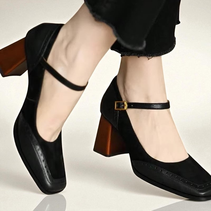 Éloise Leather Heels