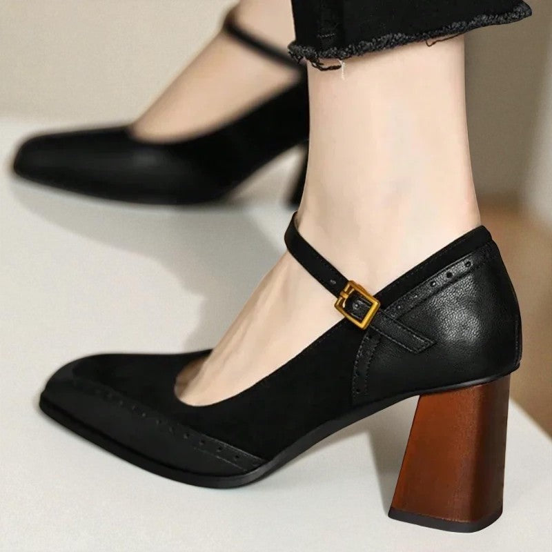 Éloise Leather Heels