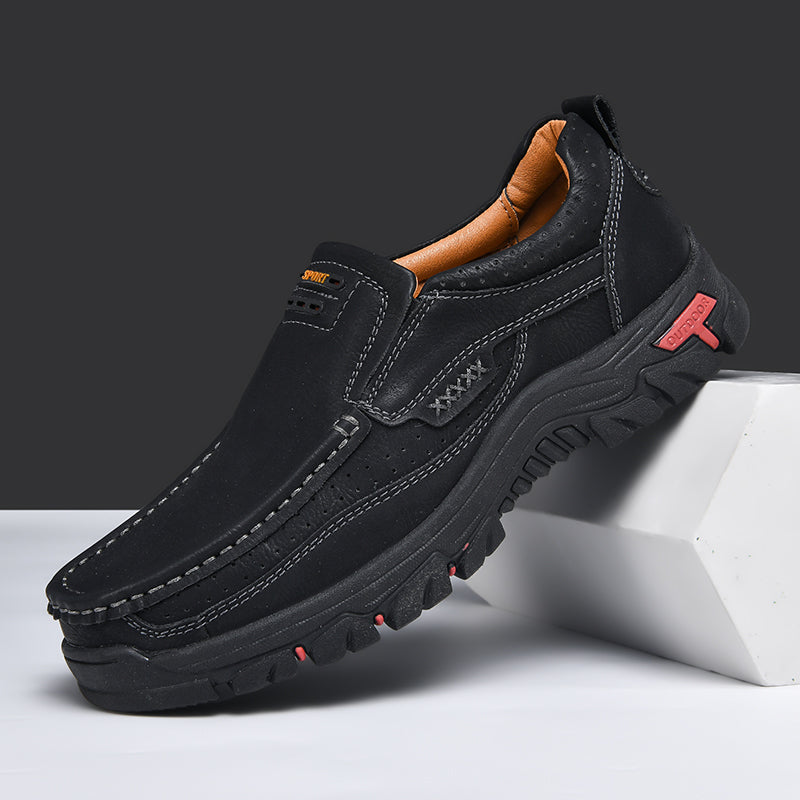 Roxten Leather Slip-Ons