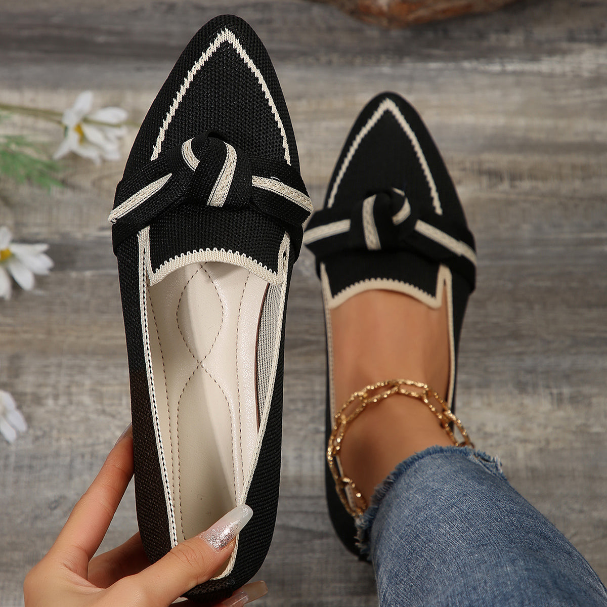 Amara Knit Flats