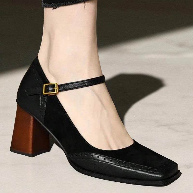 Éloise Leather Heels
