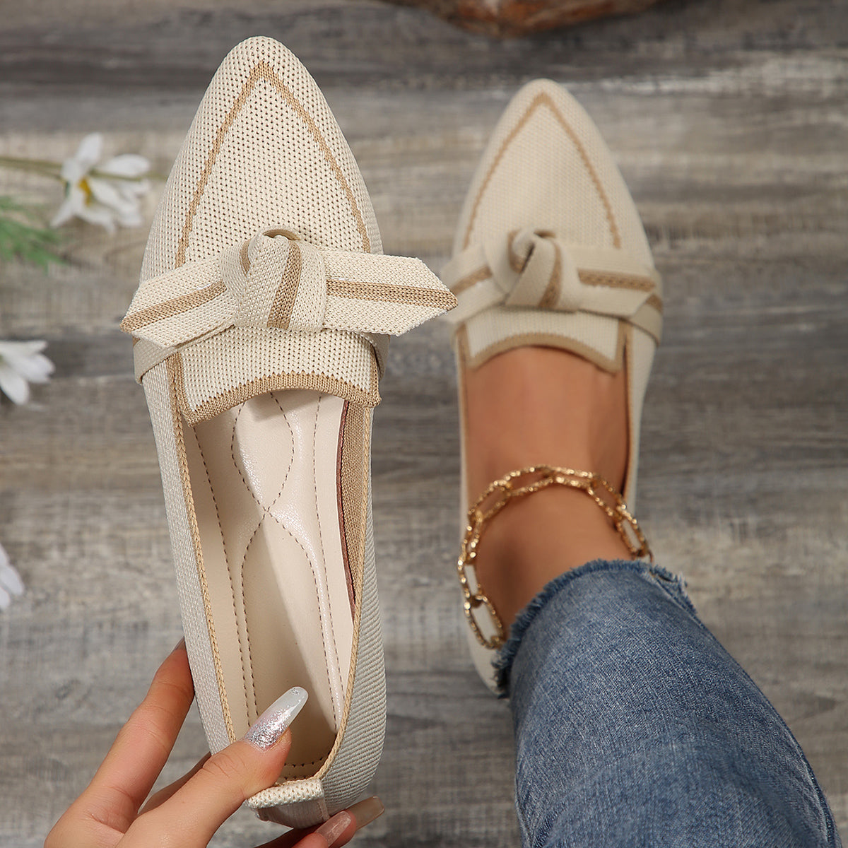 Amara Knit Flats