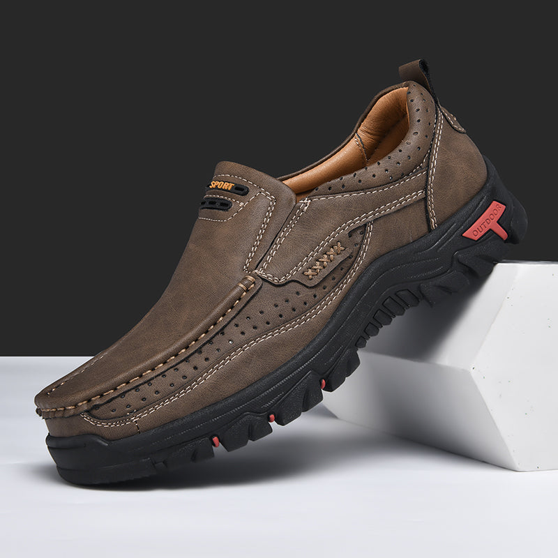Roxten Leather Slip-Ons