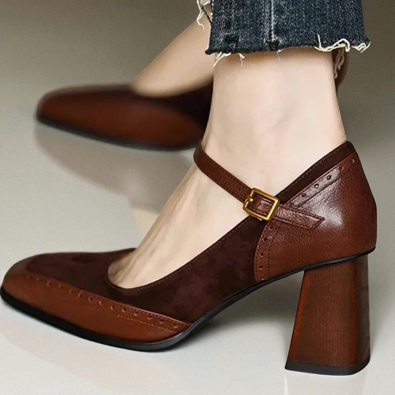 Éloise Leather Heels