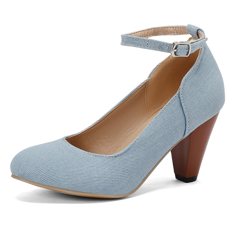 Livia Denim Heels