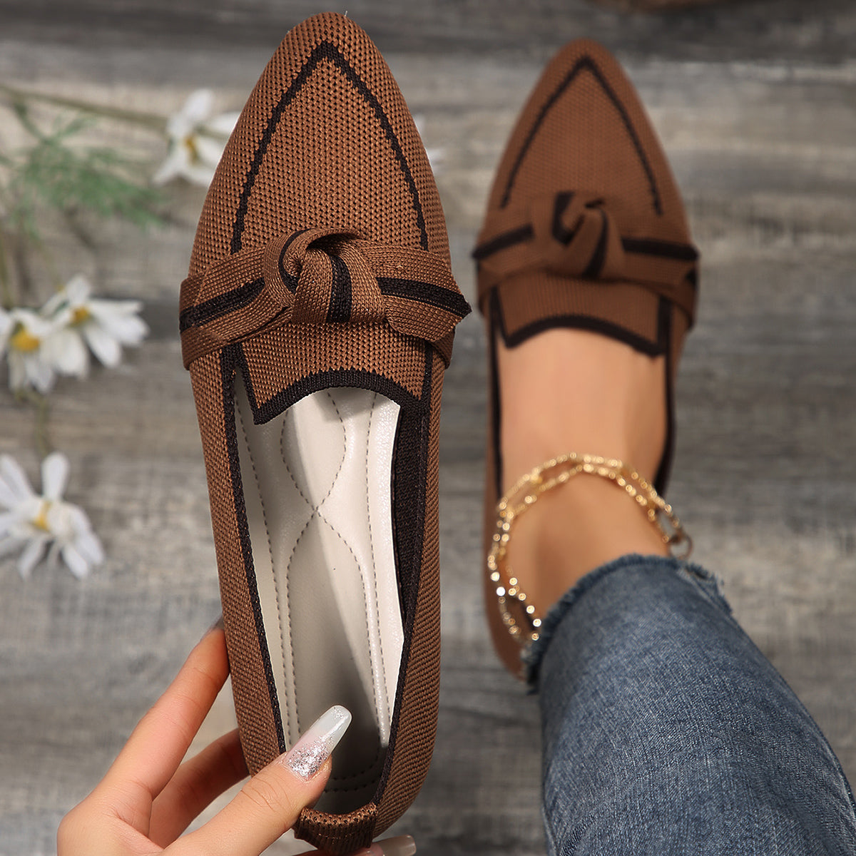 Amara Knit Flats