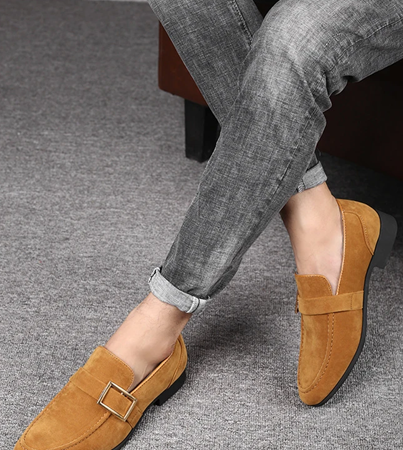 Suede Signature Loafers