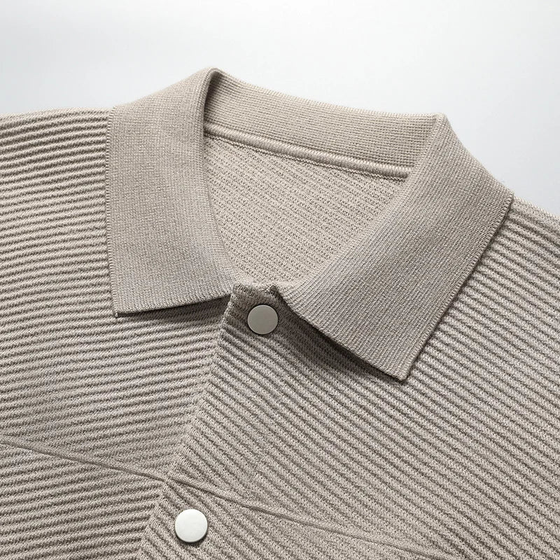 Hampton Knit Button-up