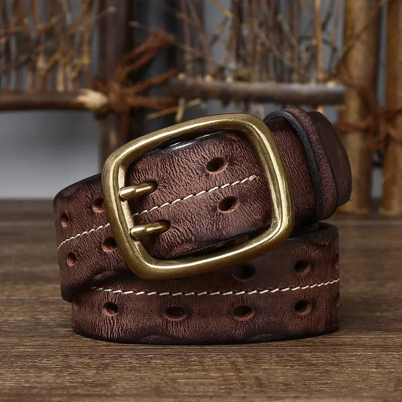 Sierra™ - Retro Cowhide Belt