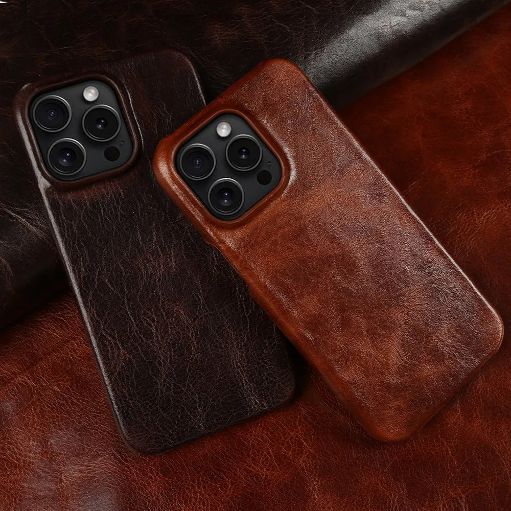 The Executive - Genuine Leather iPhone Case