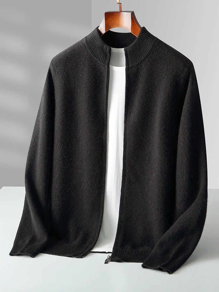 Merino Crest Cardigan