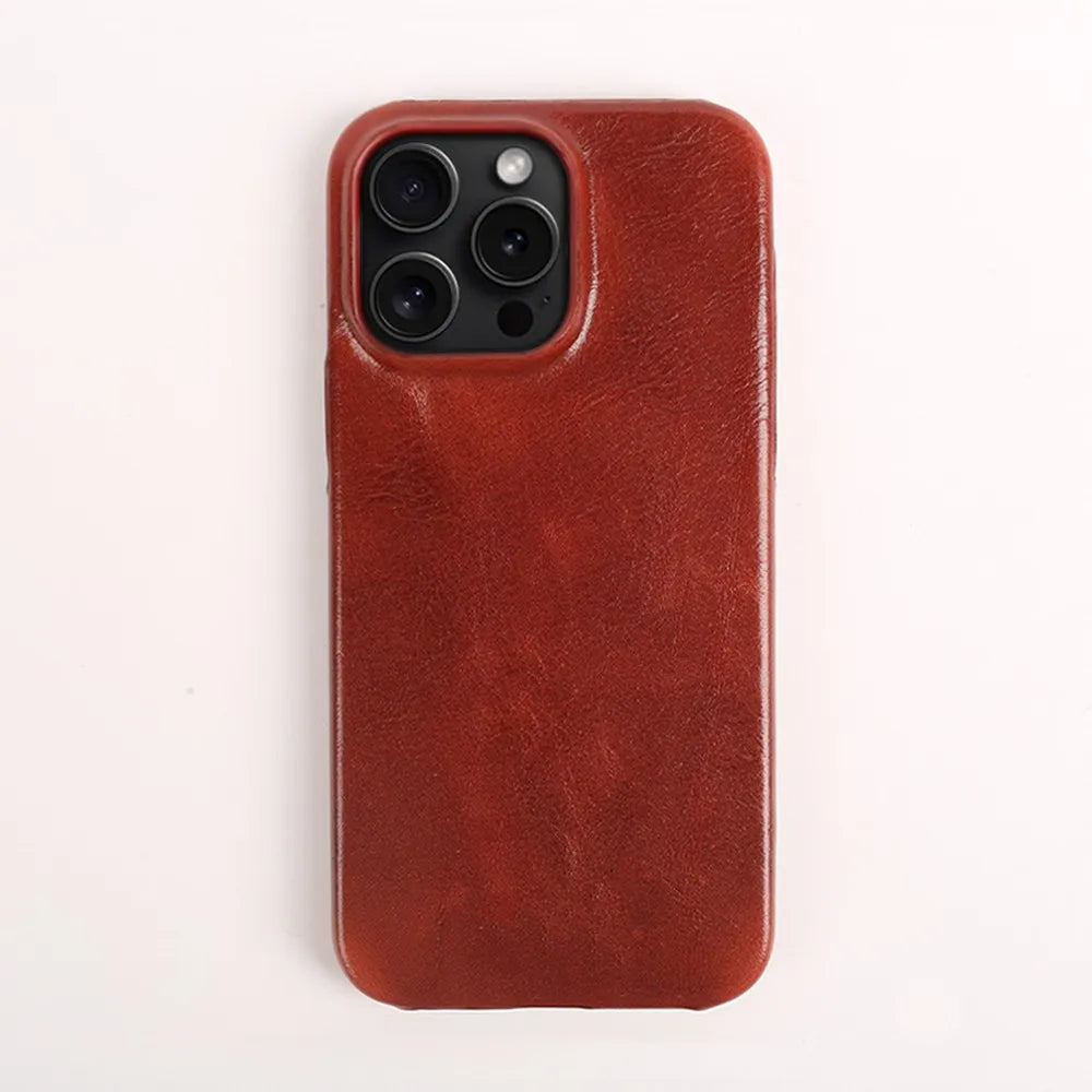 The Executive - Genuine Leather iPhone Case
