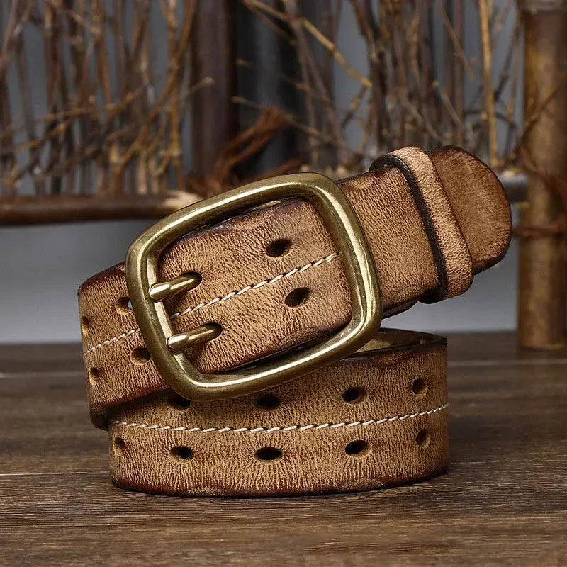 Sierra™ - Retro Cowhide Belt