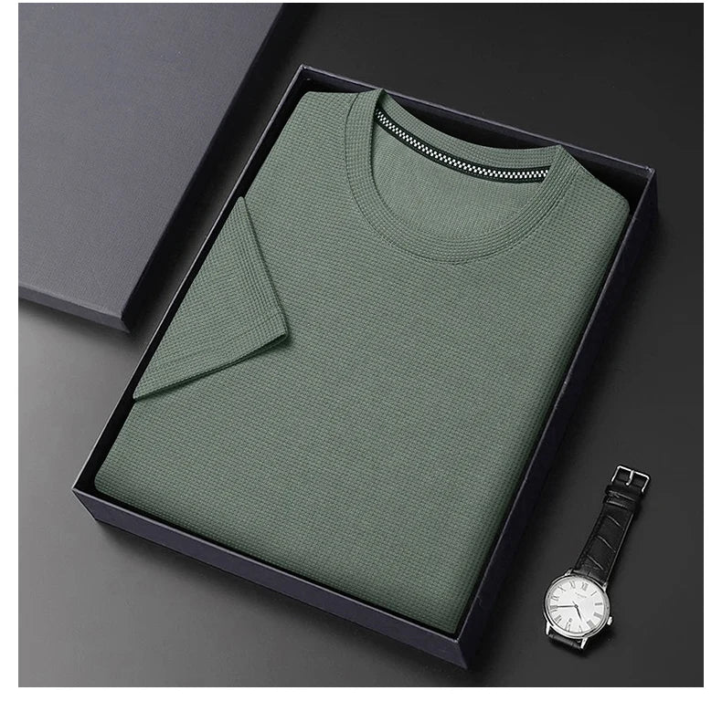 Summer Breeze Cotton Waffle Shirt