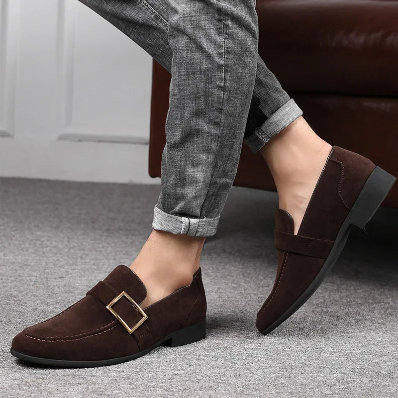 Suede Signature Loafers