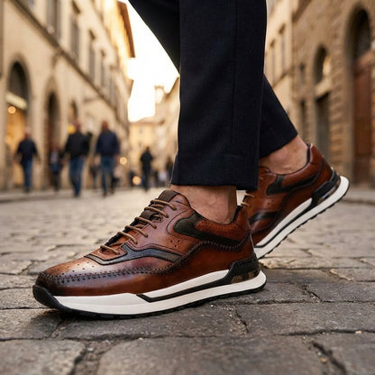 Montague Cowhide Air Sneakers