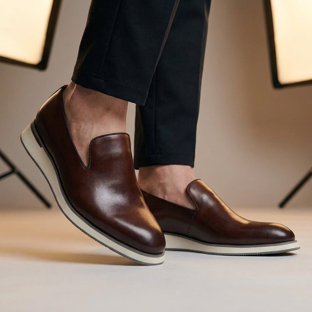 Meridian Cowhide Loafers