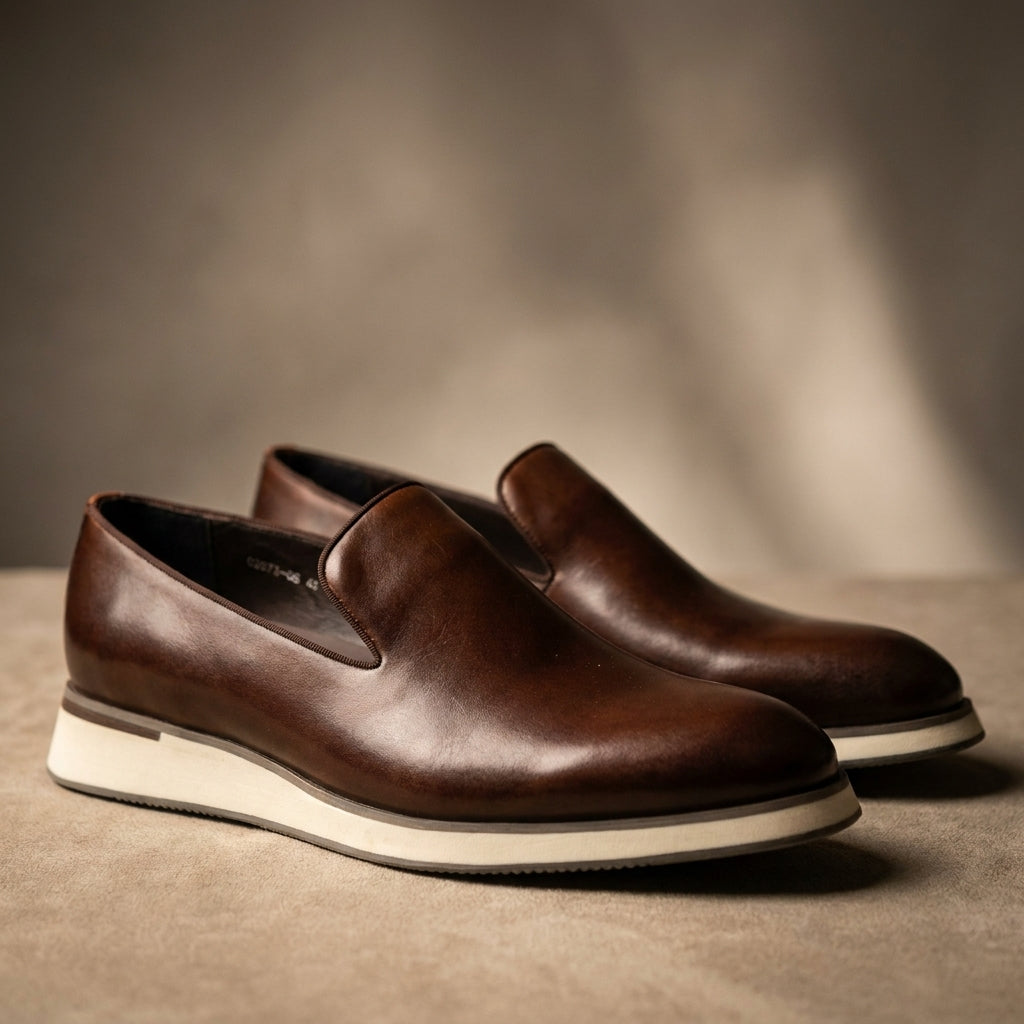 Meridian Cowhide Loafers