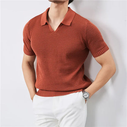 Luca Knitted Polo