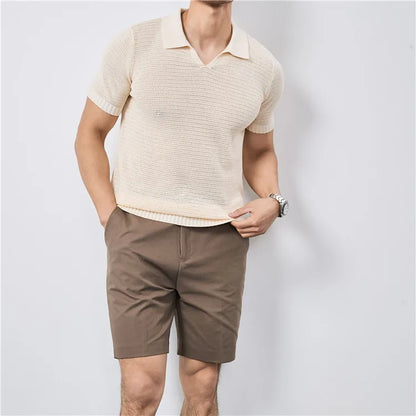 Luca Knitted Polo