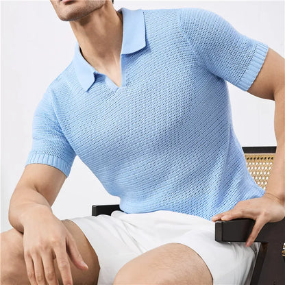 Luca Knitted Polo