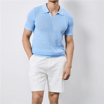 Luca Knitted Polo