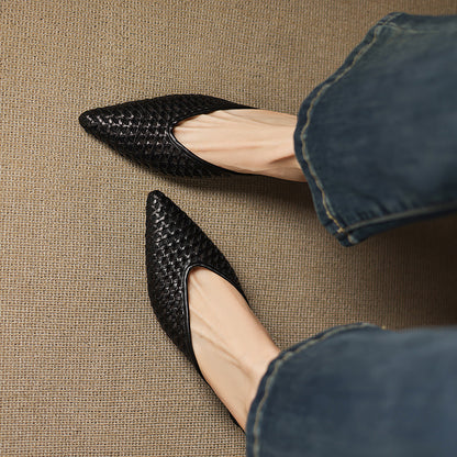 Vinci Leather Heels