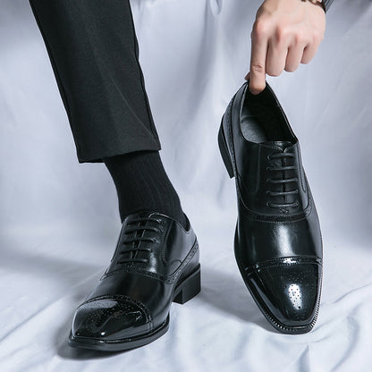 Moretti Genuine Leather Oxfords