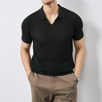Luca Knitted Polo