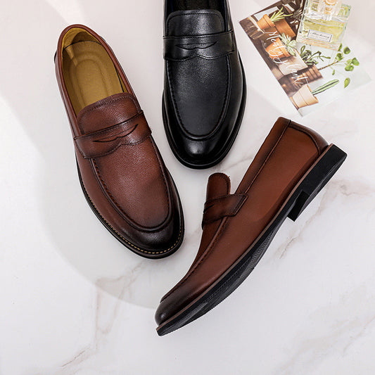 Regente Cowhide Leather Loafers