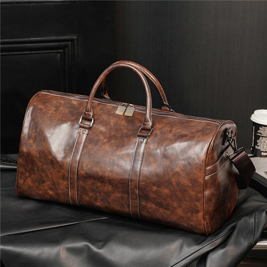 Aurex™ - Men Leather Duffel Bag