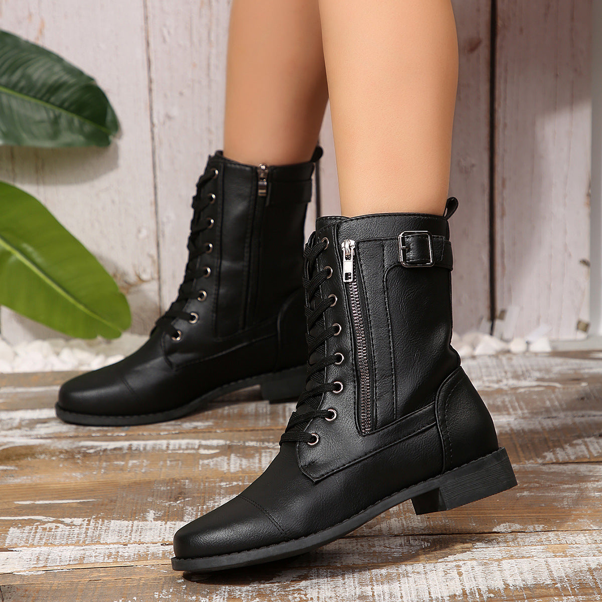 Ornella Leather Boots