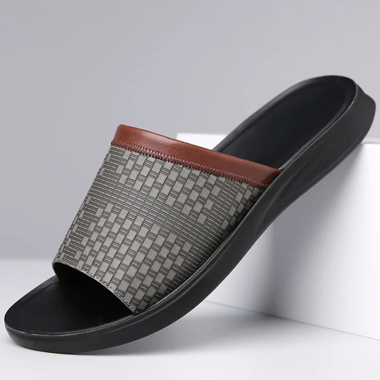 Venezia Leather Slides