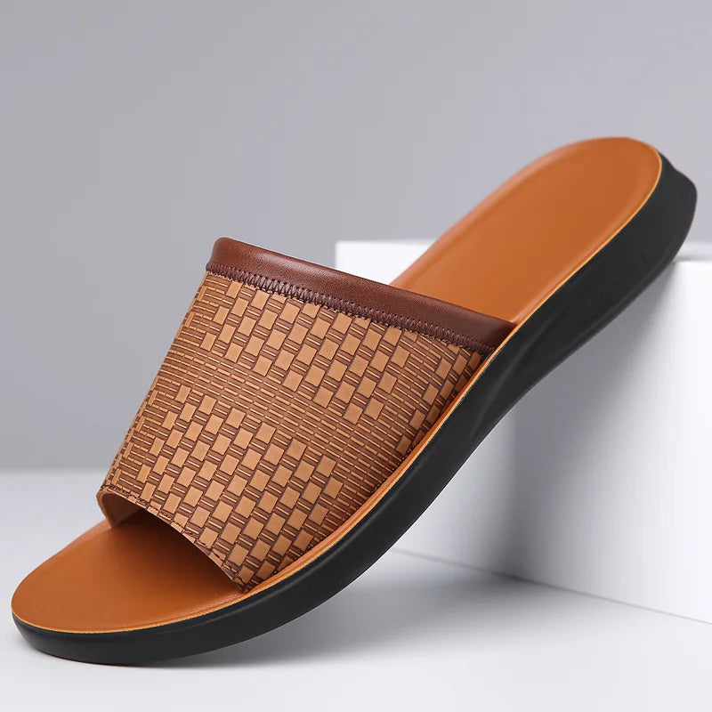 Venezia Leather Slides