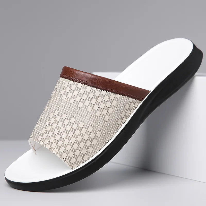 Venezia Leather Slides