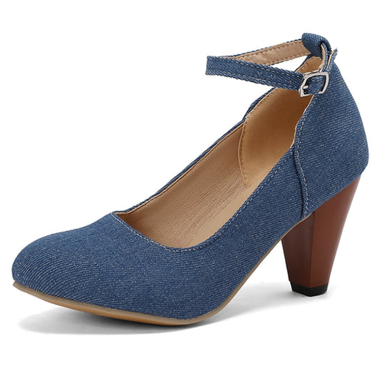 Livia Denim Heels
