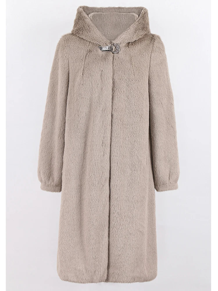 KENSINGTON FAUX FUR COAT