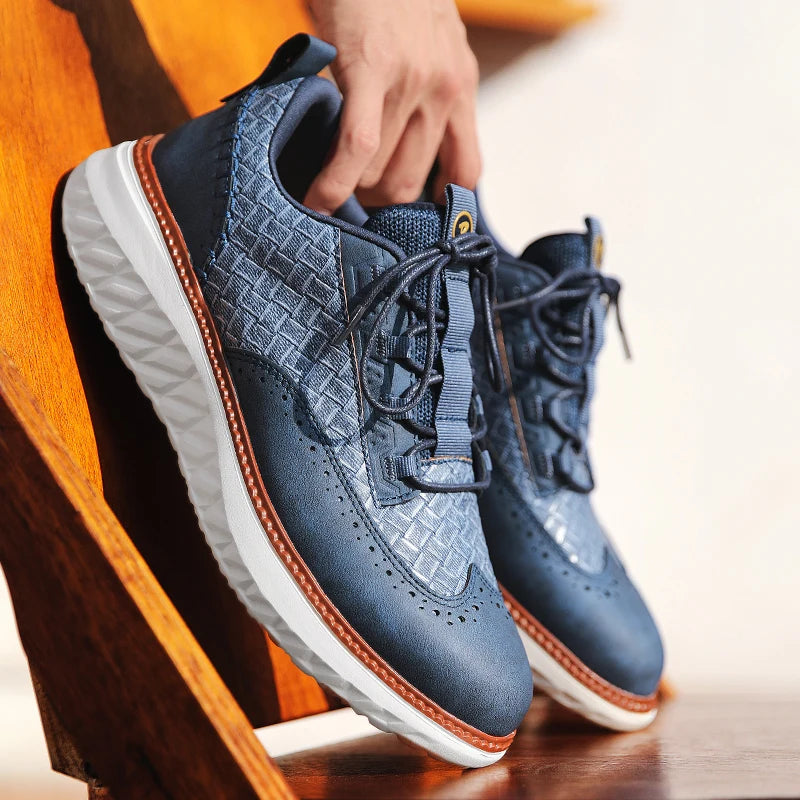 Oxford Ridge Leather Sneakers