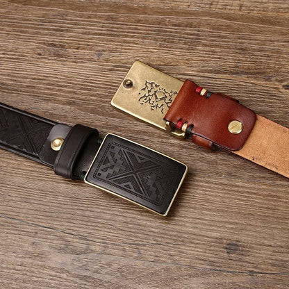 CANYON TRACE COWHIDE BELT